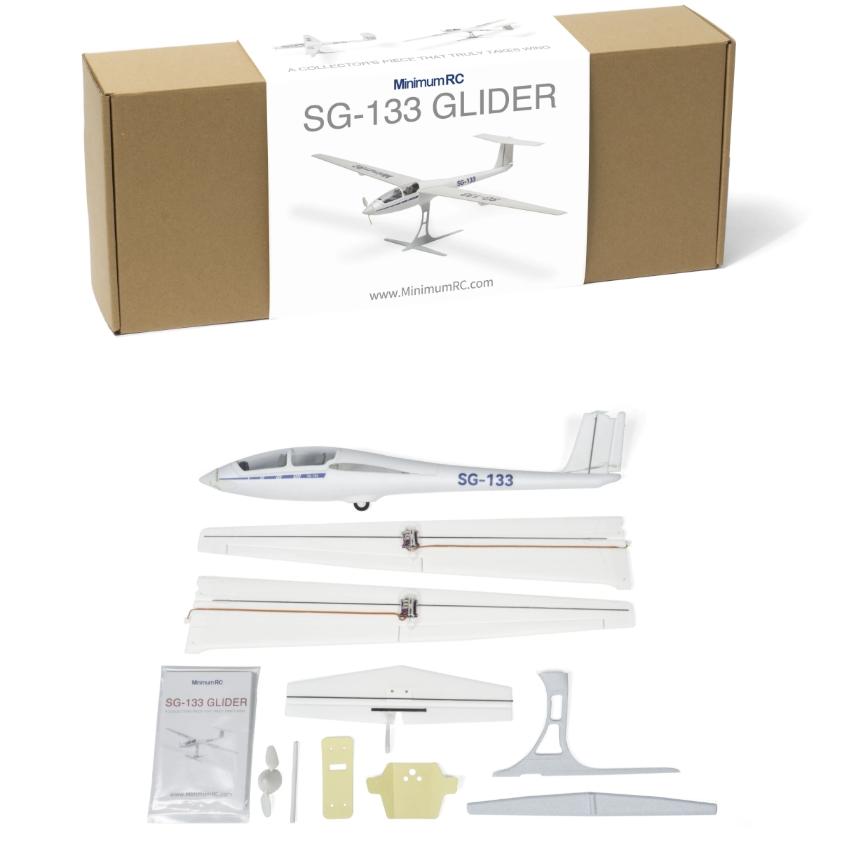 MINIMUMRC　電動グライダーSG-133　PNP・SAVSジャイロ装備　バッテリー２個付き　★航空法適用外完成機★　現在予約受付中！ |  | 01