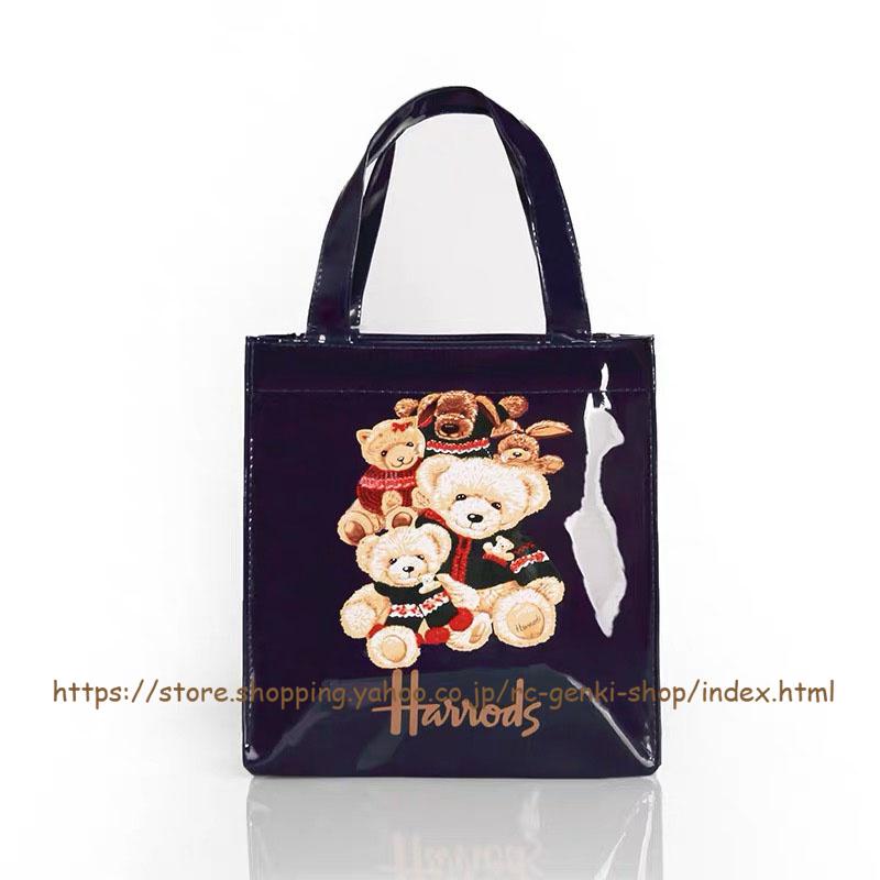 送料無料 Harrods ハロッズ トートバッグ レディーズ  ショルダーバッグ ショッパー ショッピングバッグ 通勤 軽量 大容量 おしゃれ Sサイズ Mサイズ｜rc-genki-shop｜03