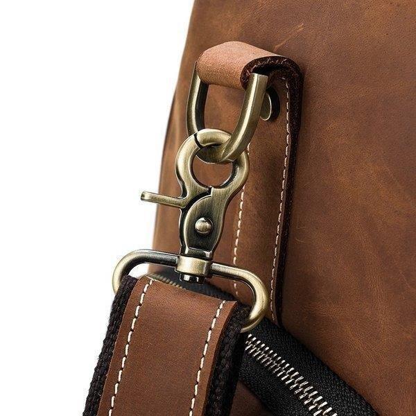 本革 旅行鞄 トラベルバッグ 靴ポケット付き 厚手レザー 大容量 メンズ