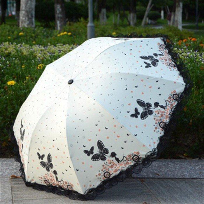 新品 UVケア加工 上品 豪華2重レース 晴雨兼用折りたたみ傘 日傘 雨傘 日傘 折り畳み オーバーレース エレガント二重張り 晴雨兼用傘