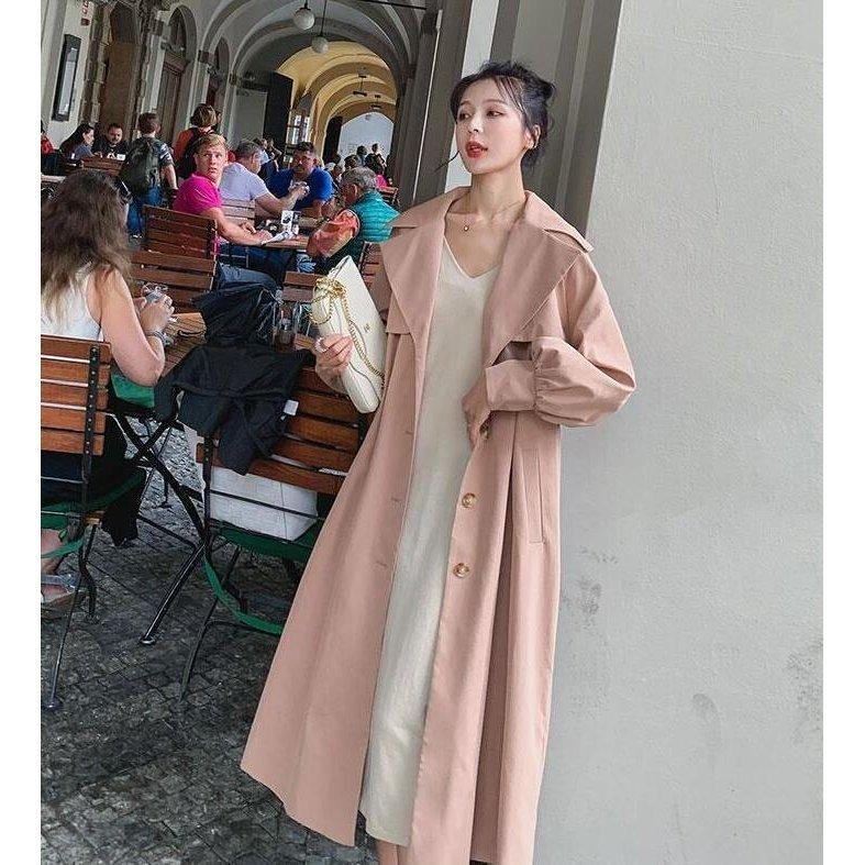 【chikoami 】ELIN ロング　トレンチコート スプリングコート chikoami 様専用】ELIN ロング トレンチコート スプリングコート