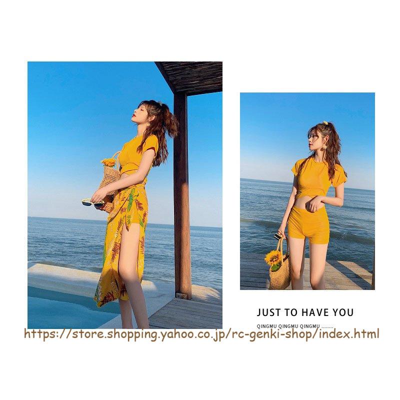 ローズマリーソワール　水着　3点セット 楽天市場】水着 レディース 体型カバー 水着 タンキニ Vネック