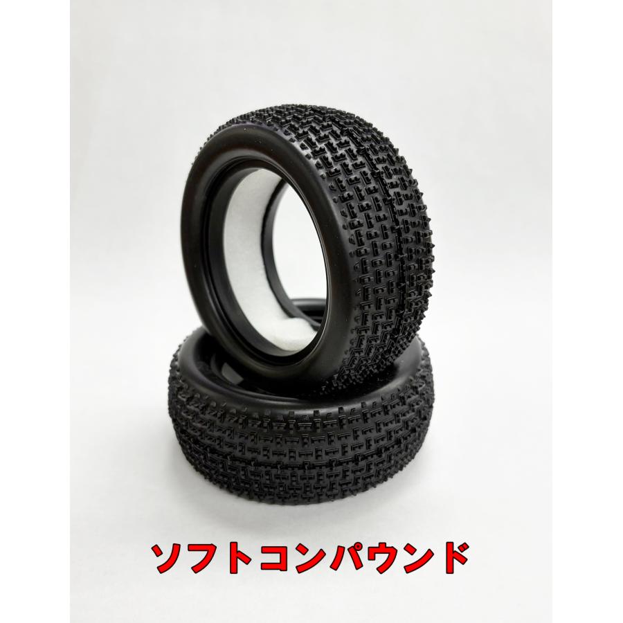 1/8 バギー用 タイヤ&ホイール＆インナー 1台分セット OPTION No.1 OPTION No.1(オプションNo.1)/10761/フロントタイヤ