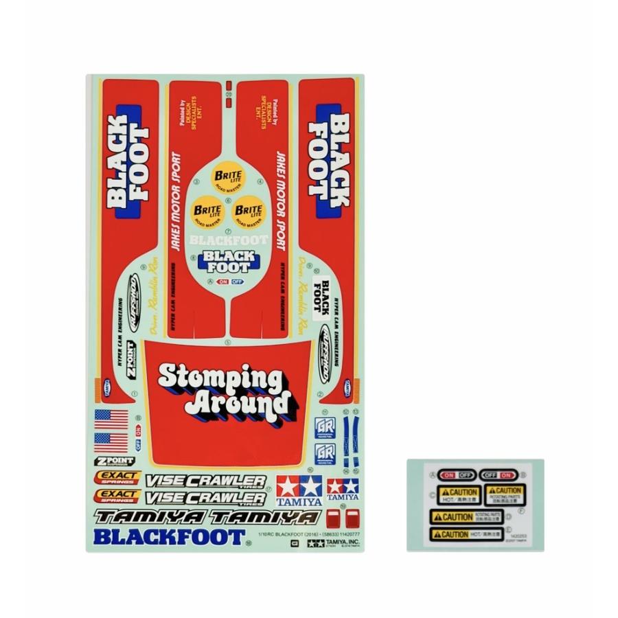 タミヤ（TAMIYA） タミヤアフター/19495887/ブラックフット ステッカー