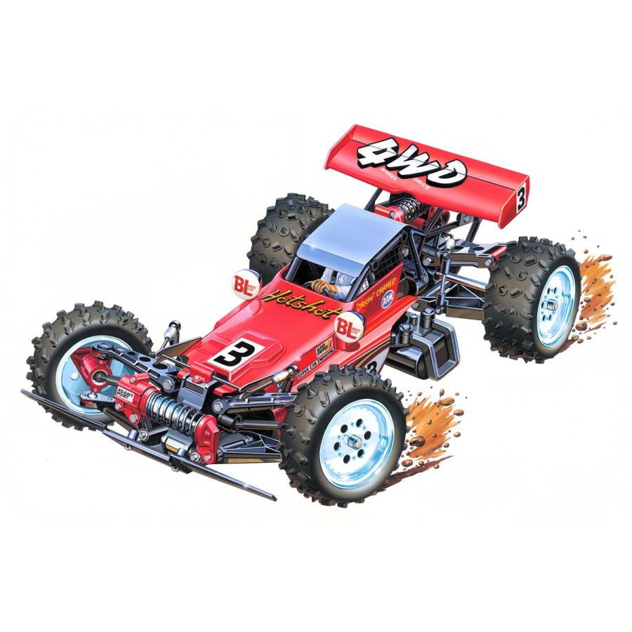 タミヤ 4WDバギー　ホットショット2007（未組立)　※セット内容は画像を確認の上、選択して下さい｜rc-yumekukan｜02