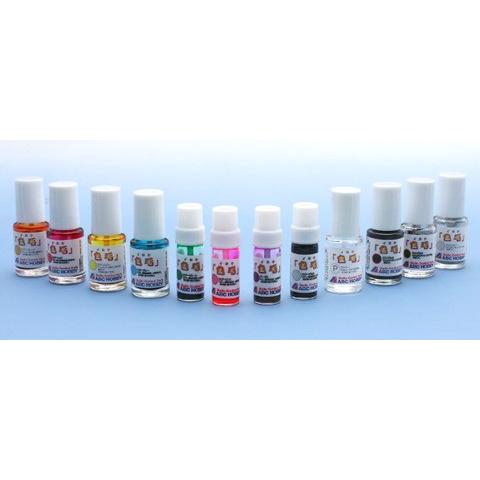 ネコポス対応】ABCホビー(ABC HOBBY)/62901/色毛 クリアレッド(刷毛付