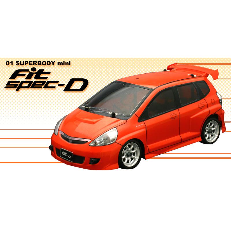 ABCホビー/67040/01スーパーボディミニ 無限Fit spec-D (未塗装/未組立