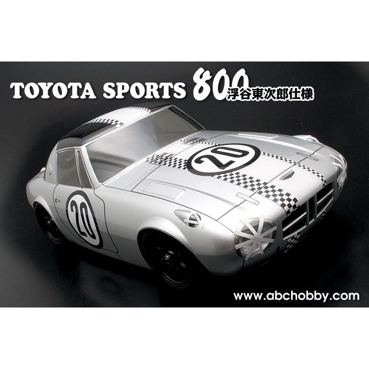 ABCホビー/67308/01スーパーボディミニ トヨタ・スポーツ800 浮谷東