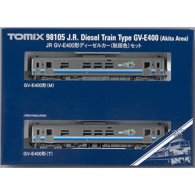TOMIX 98105 JR GV-E400形ディーゼルカーセット 秋田色 美品 JR GV