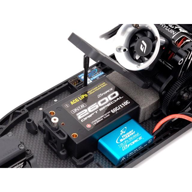 【ネコポス対応】G-FORCE(ジーフォース)/GFG011/ドリフトスペシャルACG リポバッテリー 7.4V 2600mAh 60C/110Cスーパーショートサイズ｜rc-yumekukan｜02