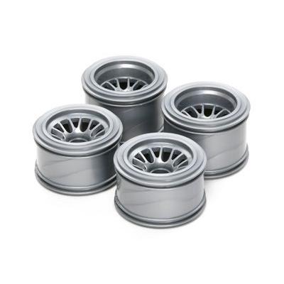 タミヤ　F104　ラバータイヤ、ホイールセット タミヤ（TAMIYA） タミヤ/SP.1398 F104メッシュホイル(ラバータイヤ用