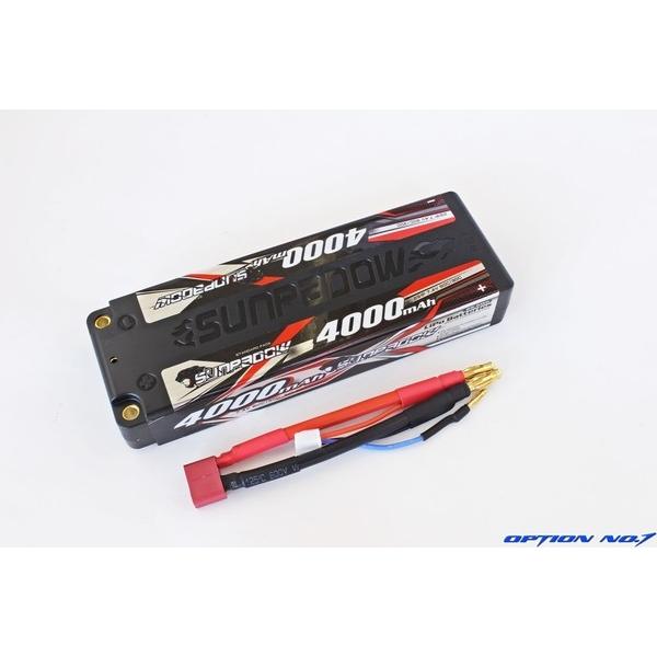 【ネコポス対応】(数量限定特価)OPTION No.1(オプションNo.1)/SPLI-4060/SUNPADOW LiPo7.4V4000mAh(60C-30C)（Yahoo!・ラジコン夢空間）