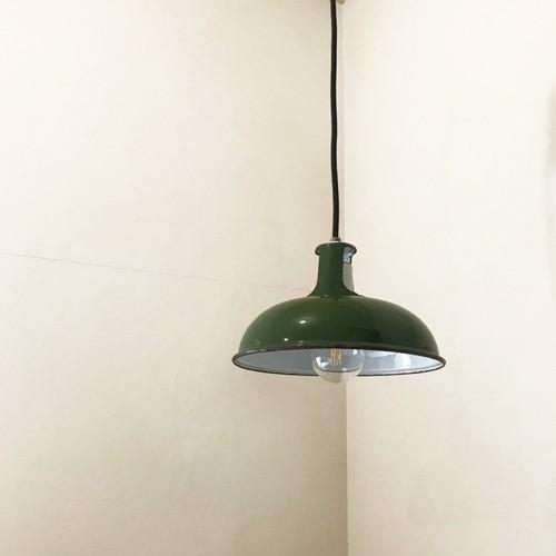 アンティークランプシェード M (ROUND GREEN) 楽天市場】☆ ホーローセードレトロペンダント 引掛シーリング式