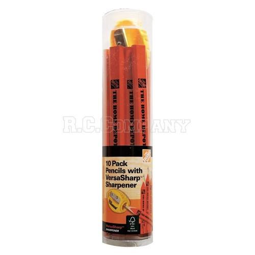 カーペンターペンシル（10本入り・専用鉛筆削り付）THE HOME DEPOT