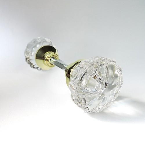 ガラスドアノブ ポリッシュブラス（単体） : R.C.Company - 通販