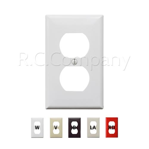 プラスチック2口コンセントプレート : R.C.Company - 通販