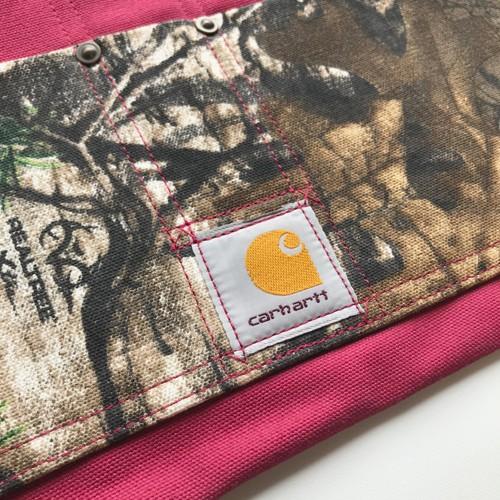 ワークエプロン 6ポケット Carhartt レッド カモフラージュ : R.C.