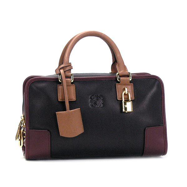 ロエベ Loewe ハンドバッグ Amazona 352 64aa03 Amazona 28 Black Chestnut Bk Br Elitenews Co Ug