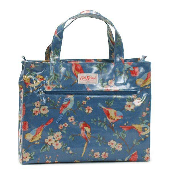 キャスキッドソン CATH KIDSTON トートバッグ 330152 CARRY ALL BAG W/ POCKET O/C BLUE｜rcmdfa