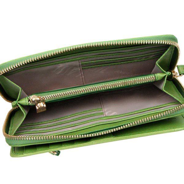 配送員設置送料無料 プリマクラッセ Primaclasse 長財布 長札 Nappa Mappa Lpa14 Portafoglio Zip Around Verde Gr 本店は Assinatura Ionline Pt