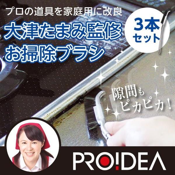 大津式お掃除ブラシJ ブラシ 掃除用品 お掃除グッズ キッチン 排水口 掃除 サッシ 大掃除 便利グッズ 0070-3567｜rcmdfa