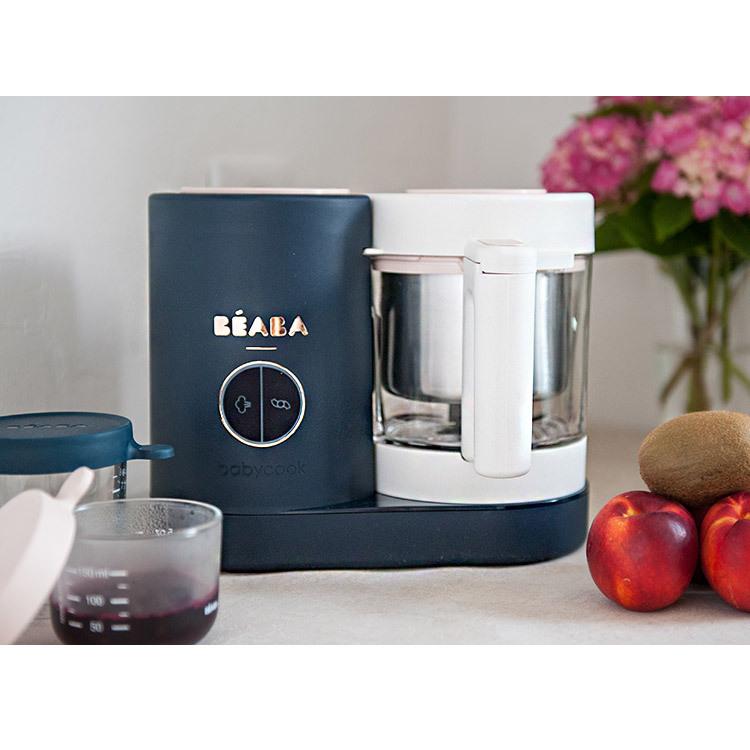 BEABA ベアバのベビークックNEO ネイビー FDEA912874 離乳食 ベビーフード フードプロセッサー みじん切り スチーム スープ スムージー 便利グッズ スープ