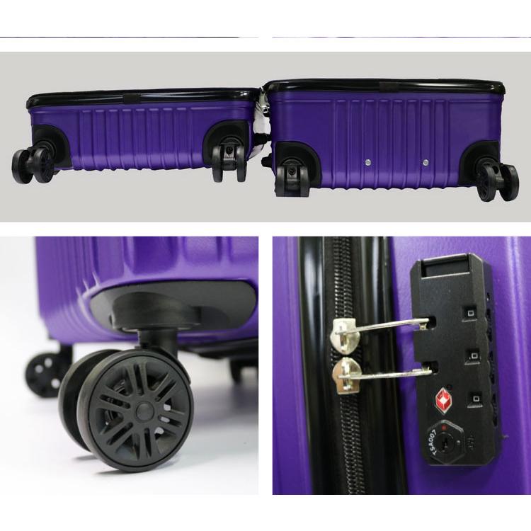 スーツケース Mサイズ 約67L キャリーケース キャリーバッグ TSAロック