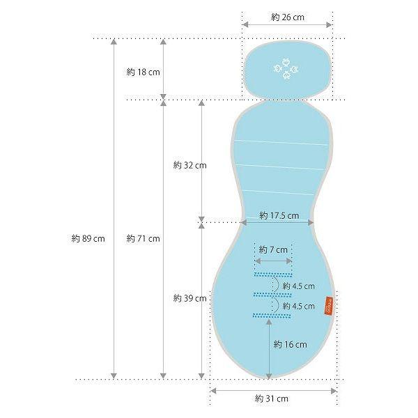 meeno babies ミーノベビーズ クール・ミー チャイルドシート専用さらさらシート ブラック｜rcmdfa｜02