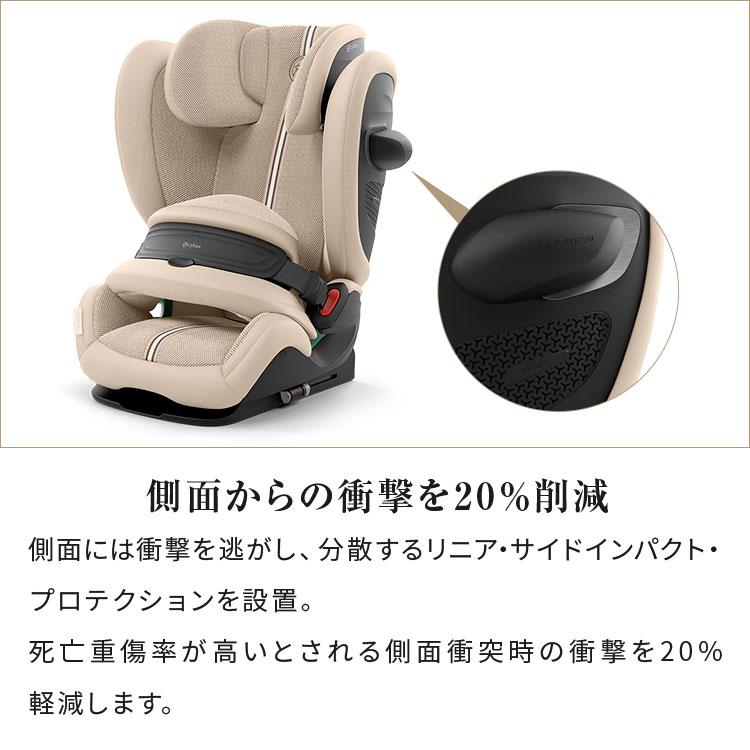 レビュー報告で専用保護マット パラスG3 正規品 メーカー3年保証 サイベックス ジュニアシート チャイルドシート ジュニアシート パラス 車 シート 代引不可の画像