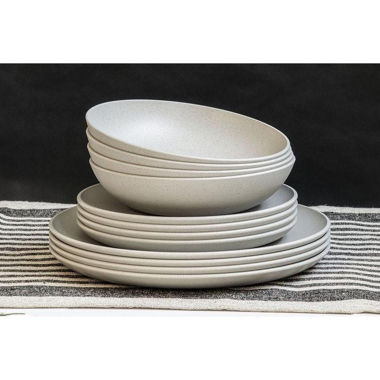 クープ ディナープレート 27cm ブラック TMXDN1108MBL ABODE Homeware 麦わらPP ポリプロピレン樹脂/麦わら繊維 27.4×2.1×2.1cm -20~140℃ 代引不可 | ブランド登録なし | 01