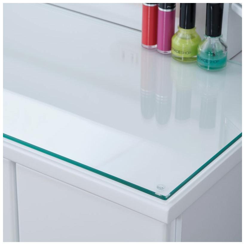 【新版】 一生紀 ドレッサー 三面鏡 スツール付き 幅80 完成品 コンパクト コンセント付き 鏡面仕上げ テーブル 収納 可愛い 3面鏡 化粧台 鏡台 ガラス天板 代引不可 【9004507321】(32440円)