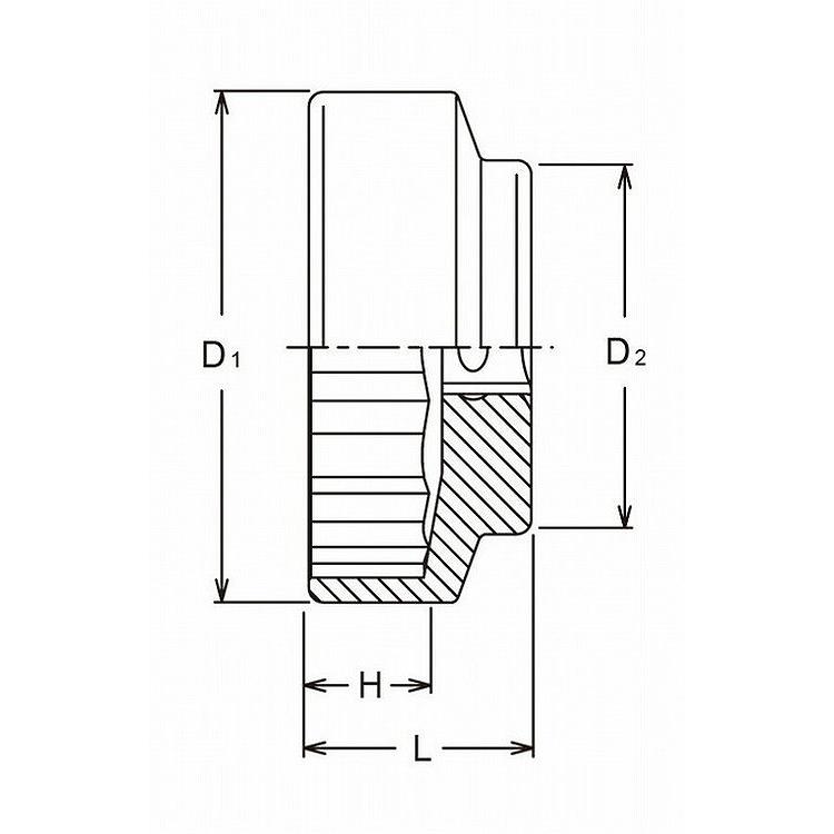 KOKEN コーケン 1/2"ドゥカティリヤホイールナット用12角ソケット 4405M-55DU 代引不可｜rcmdhl｜03