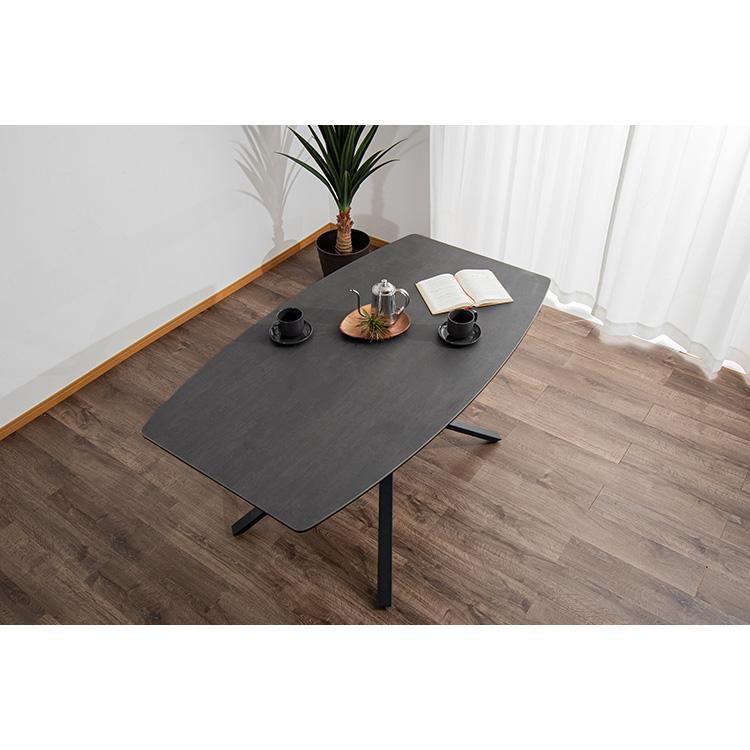 ダイニングセット 4人掛け 4脚 幅150cm セラミック ダイニングテーブル ダイニングチェア ハイバックチェア レザーファブリック リビング ダイニング 代引不可_6