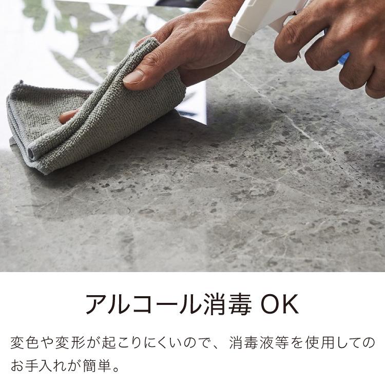 セラミック ダイニングテーブル 単品 幅180 6人掛け 大理石調 リビング テーブル ダイニング 耐水 耐熱 白 鏡面 傷がつきにくい おしゃれ 北欧 モダン 代引不可_8