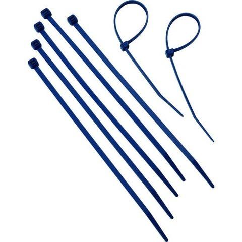TRUSCO トラスコ 金属センサー感知可能ケーブルタイ 幅7.6mmx380mm 青 TRCV380MD 代引不可
