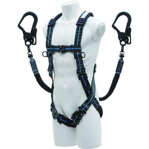 KH ストレッチハーネスXV型+2丁掛ケランヤード セット XVGBLTPGK2 代引不可