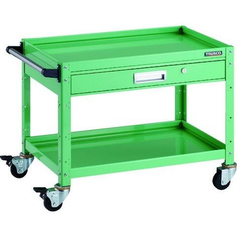 TRUSCO トラスコ バーディワゴン 750X500 引出付 YG色 BDW672VYG 代引不可