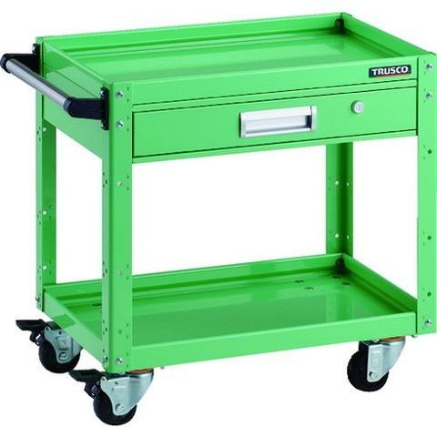 TRUSCO トラスコ イーグルワゴン 600X400 引出付 4輪自在 YG色 EGW662VJYG 代引不可
