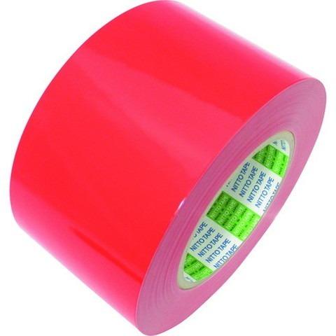 日東エルマテ ラインテープ E-SD BC 0.16mm×100mm×50m 赤 ESD100R 代引不可