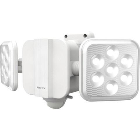ライテックス 5W2灯 フリーアーム式 LEDソーラーセンサーライト S220L 代引不可