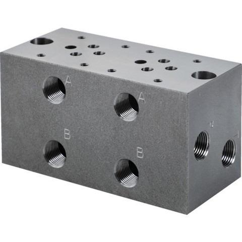 TRUSCO トラスコ マニホールドブロック TMBW6 代引不可