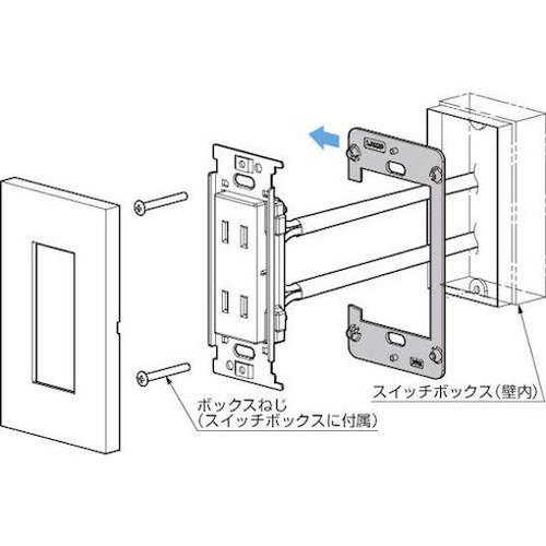 スガツネ工業　210025951　PXP-F-01361-PBスイッチプレート・コンセントプレート　電設配線部品　PXP-F-01361-PB　代引不可　スガツネ工業　コンセント　プラグ　株