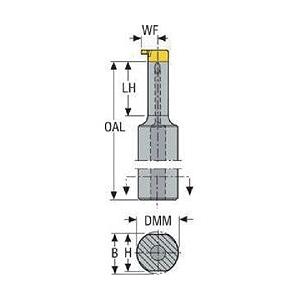 セコ 旋削 溝入れ用ホルダー A16HSGXN1125 切削工具 旋削 フライス加工工具 刃先交換式工具 代引不可_1