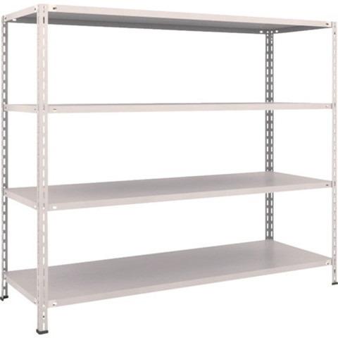 TRUSCO トラスコ 軽量棚 中棚ボルトレス型1800X600X1500 4段 ネオグレー L56W14 組立品 組立設置不可 代引不可