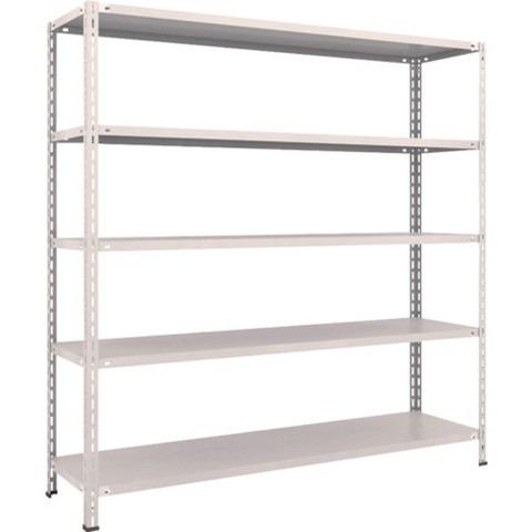 TRUSCO トラスコ 軽量棚 中棚ボルトレス型1800X450X1800 5段 ネオグレー L66X15 組立品 組立設置不可 代引不可