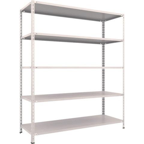 TRUSCO トラスコ 軽量棚 中棚ボルトレス型1800X600X2100 5段 ネオグレー L76W15 組立品 組立設置不可 代引不可