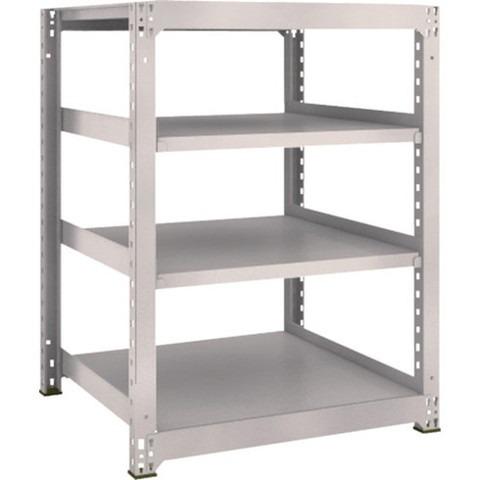 TRUSCO トラスコ M3型中量棚 900X921XH1200 4段 単体 ネオグレー M34394 組立品 組立設置不可 代引不可