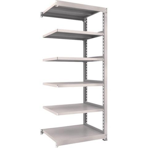 TRUSCO トラスコ M3型中量棚 900X721XH2100 6段 連結 ネオグレー M37376B 組立品 組立設置不可 代引不可