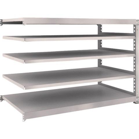 TRUSCO トラスコ M5型中量棚 1800X921XH1200 5段 連結 ネオグレー M54695B 組立品 組立設置不可 代引不可