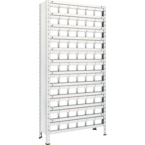 TRUSCO トラスコ 軽量棚 875X300X1800 樹脂引出NG 小X66 ネオグレー 63V812E11 組立品 組立設置不可 代引不可